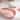 2 Piece Set - Pink Leaf Botanical Soap Dish Holder With Drain - 2 Pieces