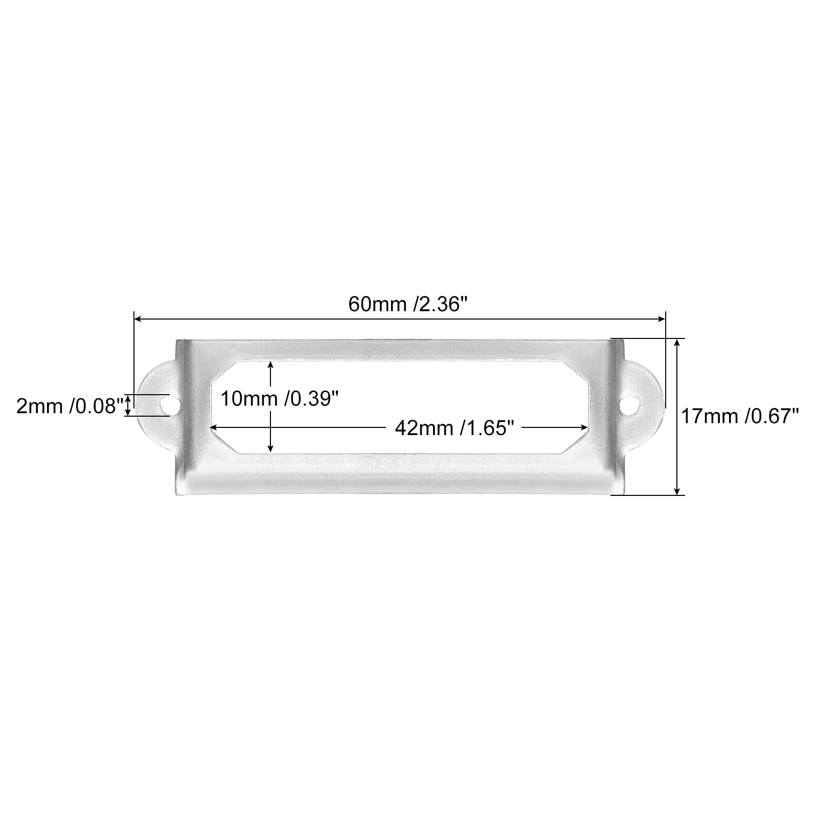 Best Shiyi 50pcs Metal Label Holders With Screws For ...