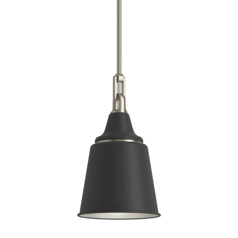 Kohler Lighting 42201-PE01 Varla 9" Wide Mini Pendant - Matte Black / Brushed Nickel