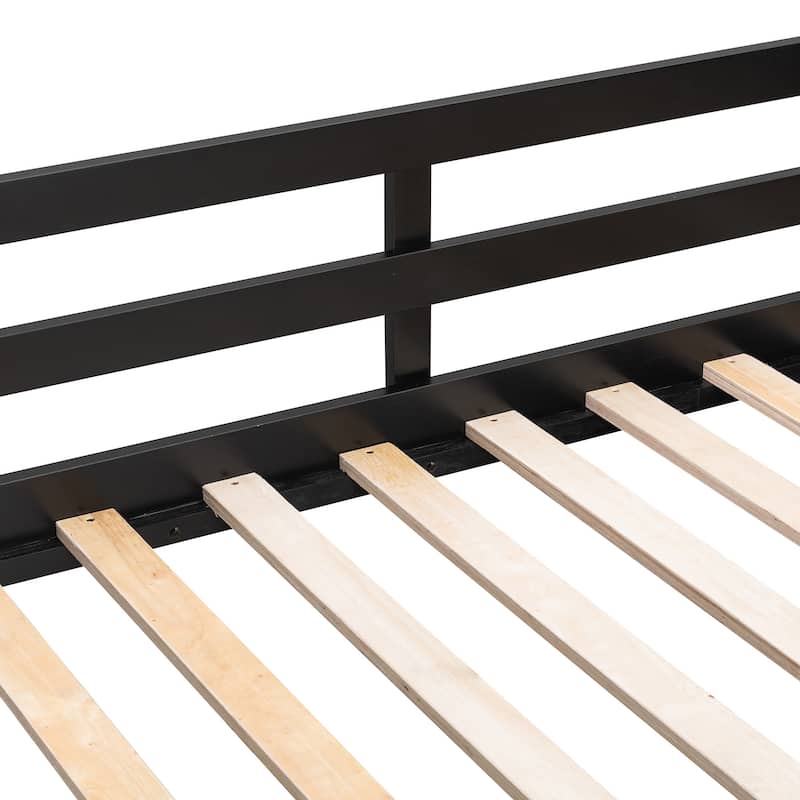 Full Size Gaming Loft Bed Station with Desk, Storage Shelves & RGB LED Lights