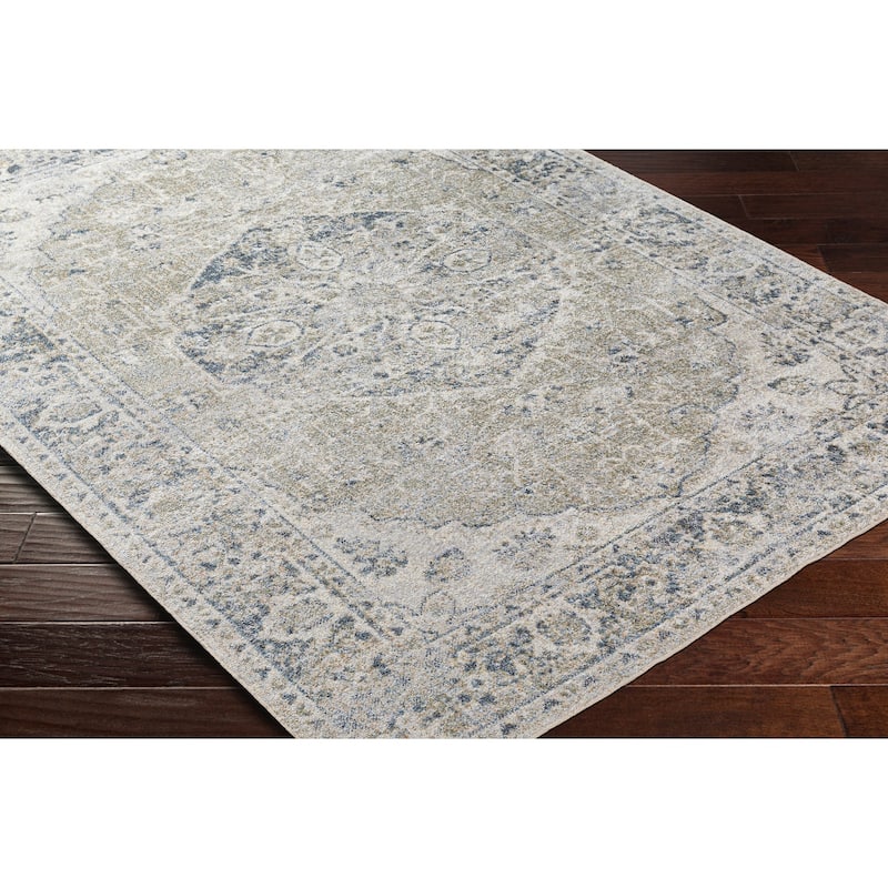 Livabliss Lillian Machine Washable Vintage Area Rug