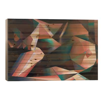 Ode To Tamara De Lempicka Print On Wood by Corné Akkers - Multi-Color