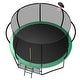 preview thumbnail 10 of 10, 12' Outdoor Recreational Trampoline with Safety Enclosure Net