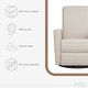 preview thumbnail 23 of 23, Evolur Harlow Deluxe Upholstered Plush Seating Glide Rocker