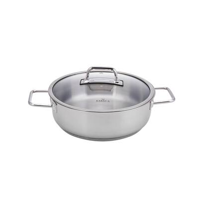 Karaca 3.2Qt Stainless Steel Low Casserole