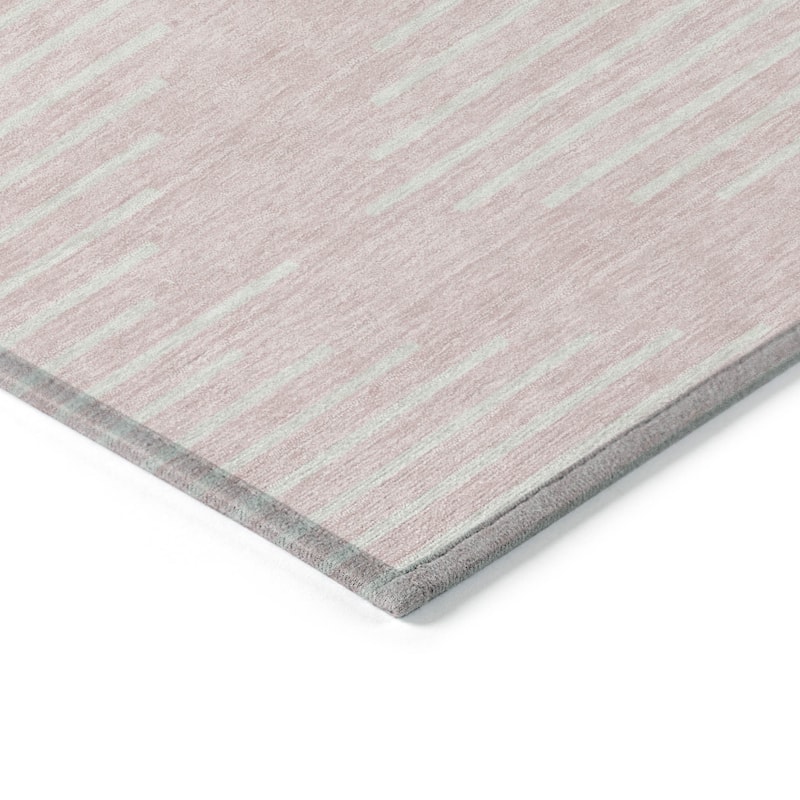 HomeRoots Geometric Transitional Rectangle Outdoor Rug