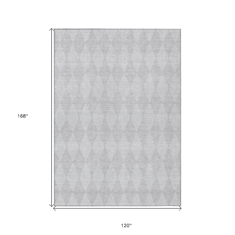 HomeRoots Geometric Transitional Rectangle Outdoor Rug