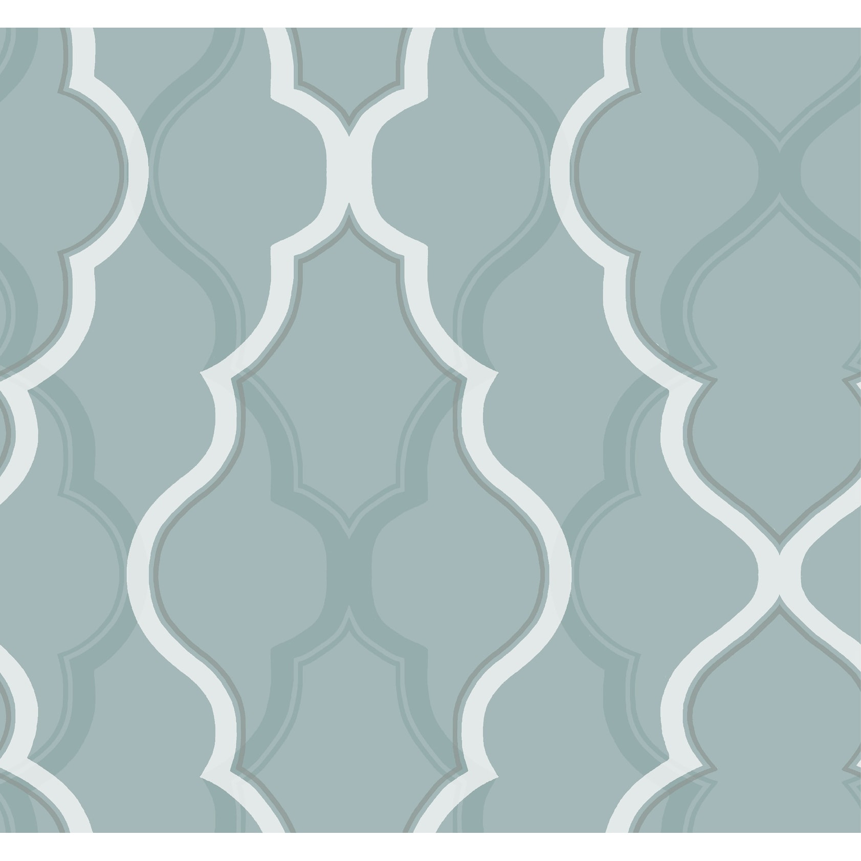 Candice Olson Double Damask Teal Wallpaper