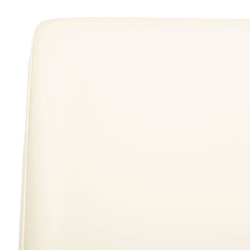 SAFAVIEH Shirlee Mid-Century Dining White Dining Chair (Set of 2) - 22.5" x 17.4" x 33.5" - 23Wx17Dx34H