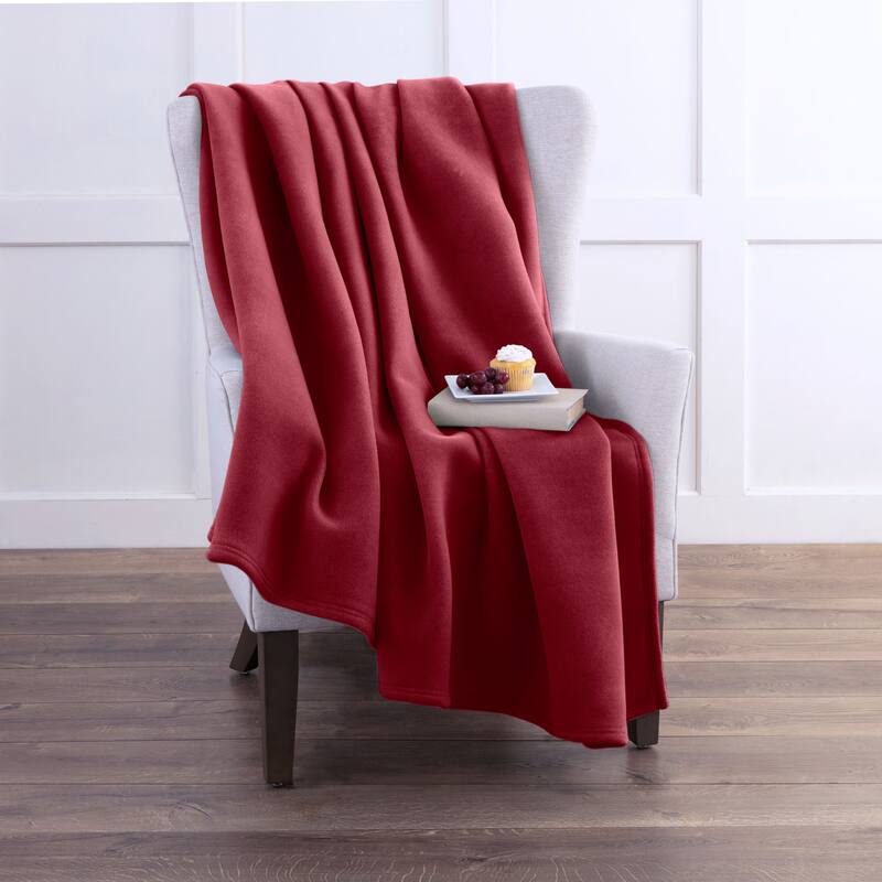 Vellux Original Full/Queen Festive Red Blanket On Sale Bed Bath