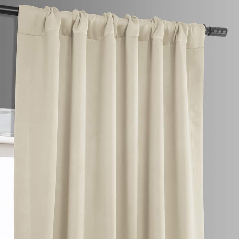 Exclusive Fabrics Room Darkening Curtain Panel Pair 63 inches (2 Panels) - 50 x 63