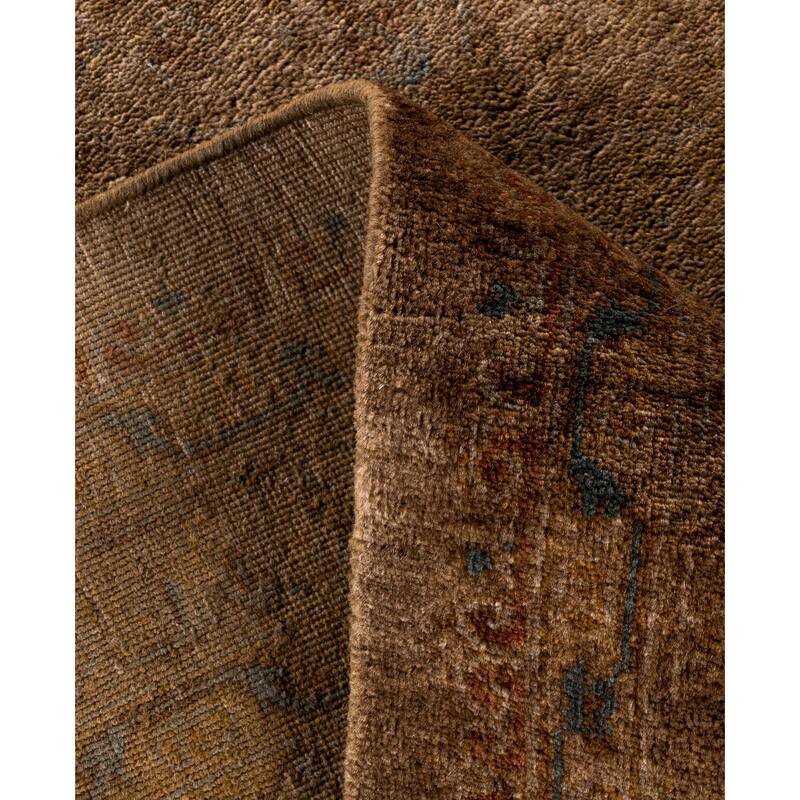 Overdyed One-of-a-Kind Hand-Knotted Area Rug - Gold - 8' 3" x 10' 2"