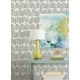 preview thumbnail 2 of 5, A-Street Prints Serendipity Sterling Shibori Wallpaper