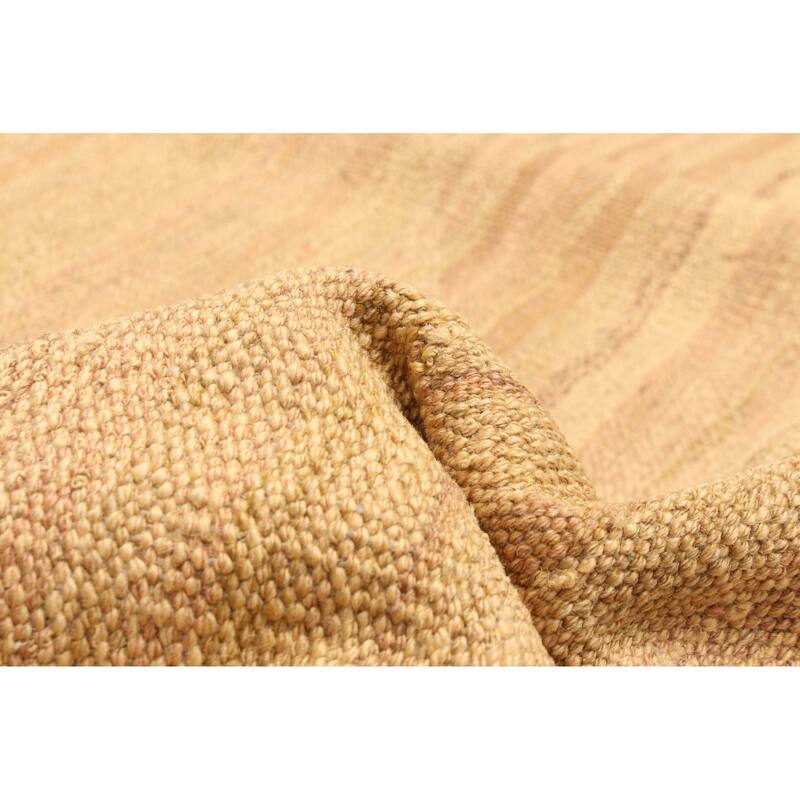 ECARPETGALLERY Flat-Weave Ankara FW Beige Wool Kilim - 5'5 x 8'4