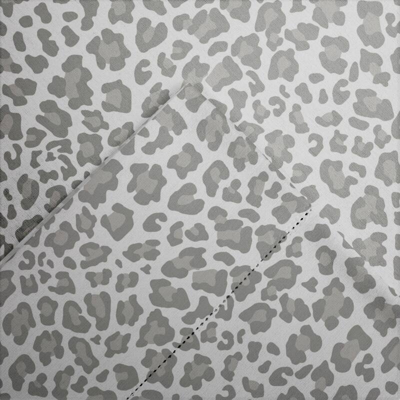 Pointehaven Printed Cotton Flannel Hemstitch Deep Pocket Bed Sheet Set