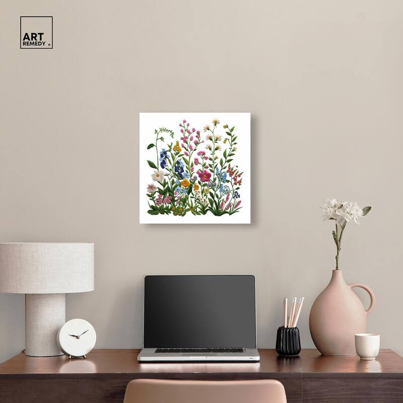 Wildflower Patch I Canvas by Art Remedy, Gallery Wrapped