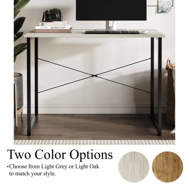 CraftPorch Modern 39-Inch Metal Computer Desk