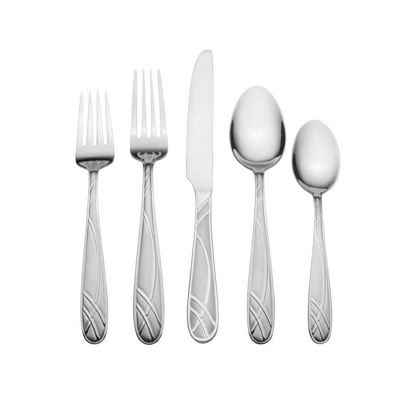 Pfaltzgraff Basics Hoopla Frost 20-piece Flatware Set