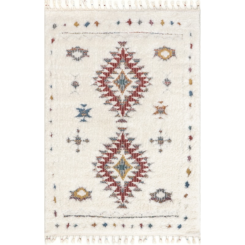 Nuloom Natalia Southwestern Shag Tassel Area Rug
