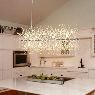 JIASHIN Modern Nordic Chandeliers with 6-Lights,Lotus Leaf