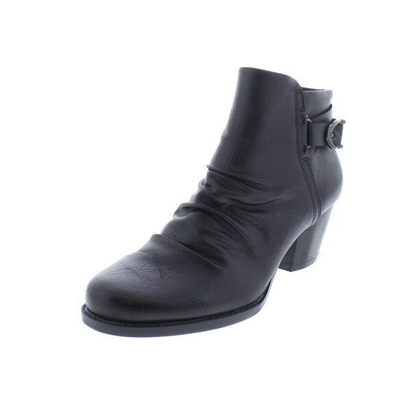 Baretraps Womens Reliance Booties Faux Leather Ankle