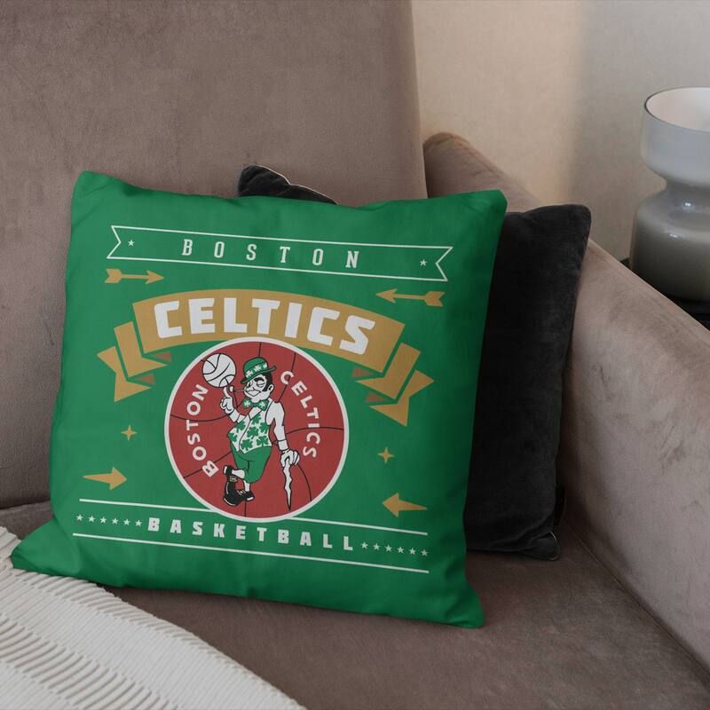 NBA Boston Celtics Hardwood Classic 18 Inch Throw Pillow