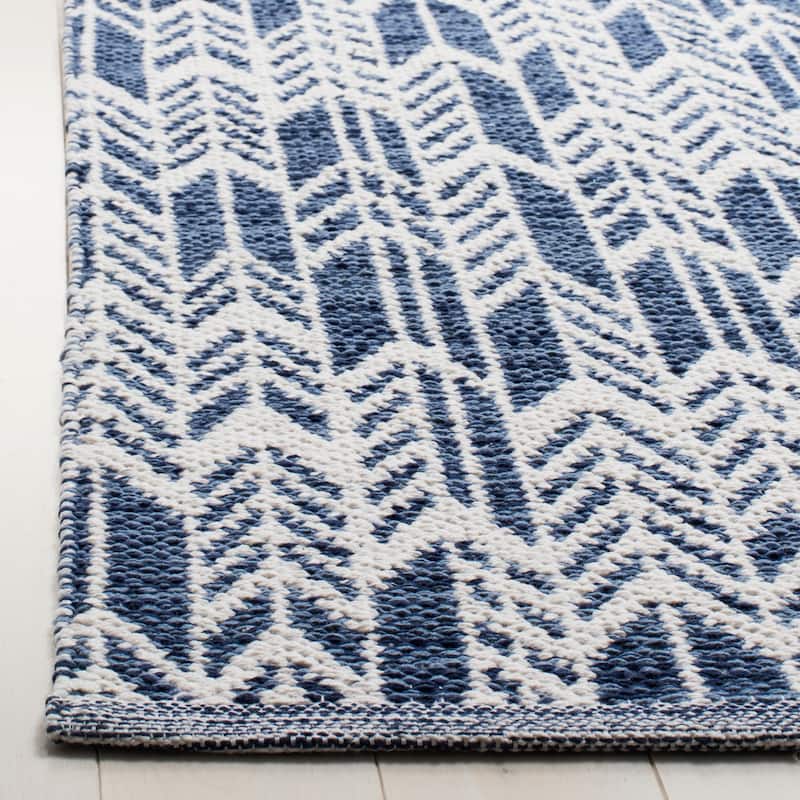 SAFAVIEH Handmade Flatweave Montauk Sjan Casual Cotton Rug