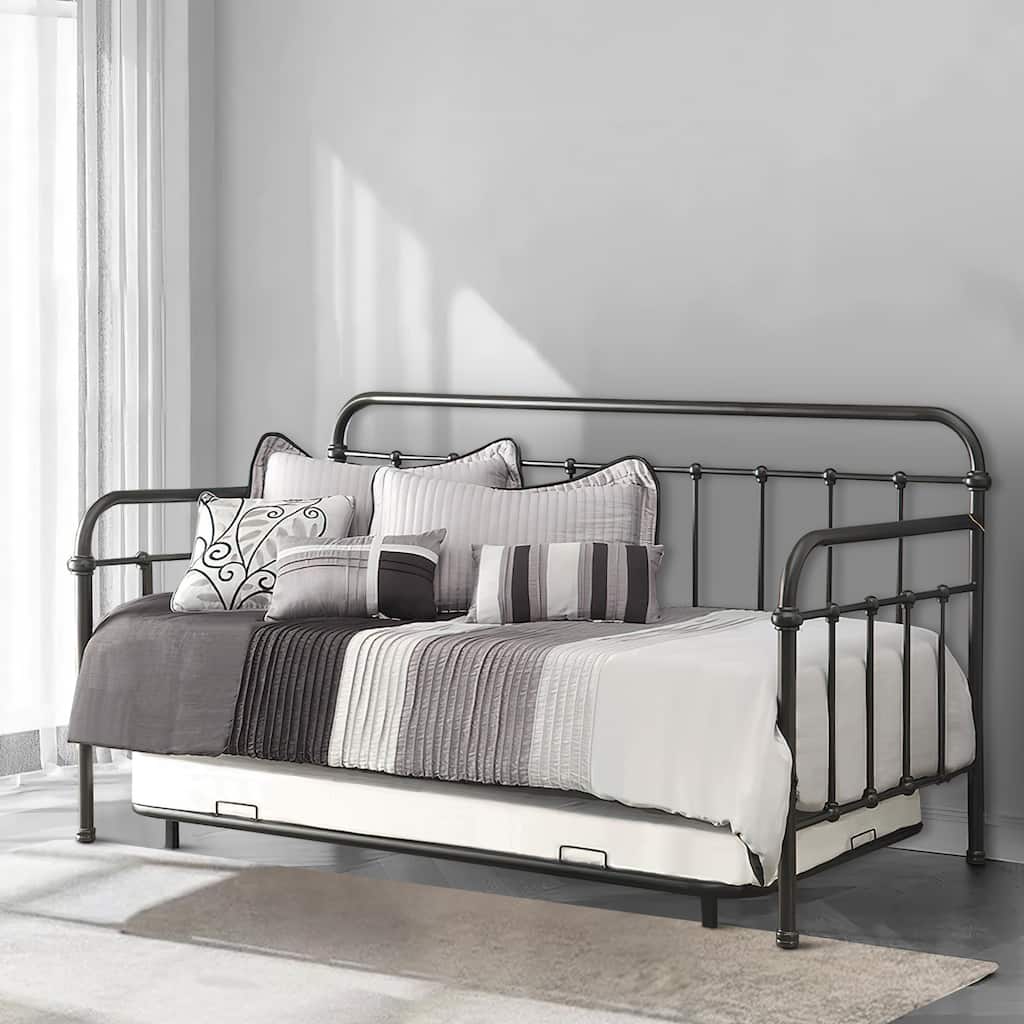 Well-designed Twin Metal Daybed, Bronze