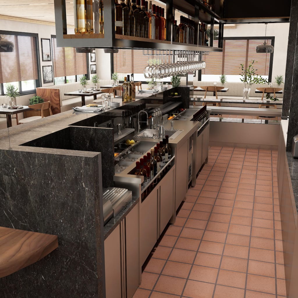 Merola Tile Lincoln Quarry Abrasive Mayflower Red 7-5/8" x 7-5/8" Ceramic Floor and Wall Tile