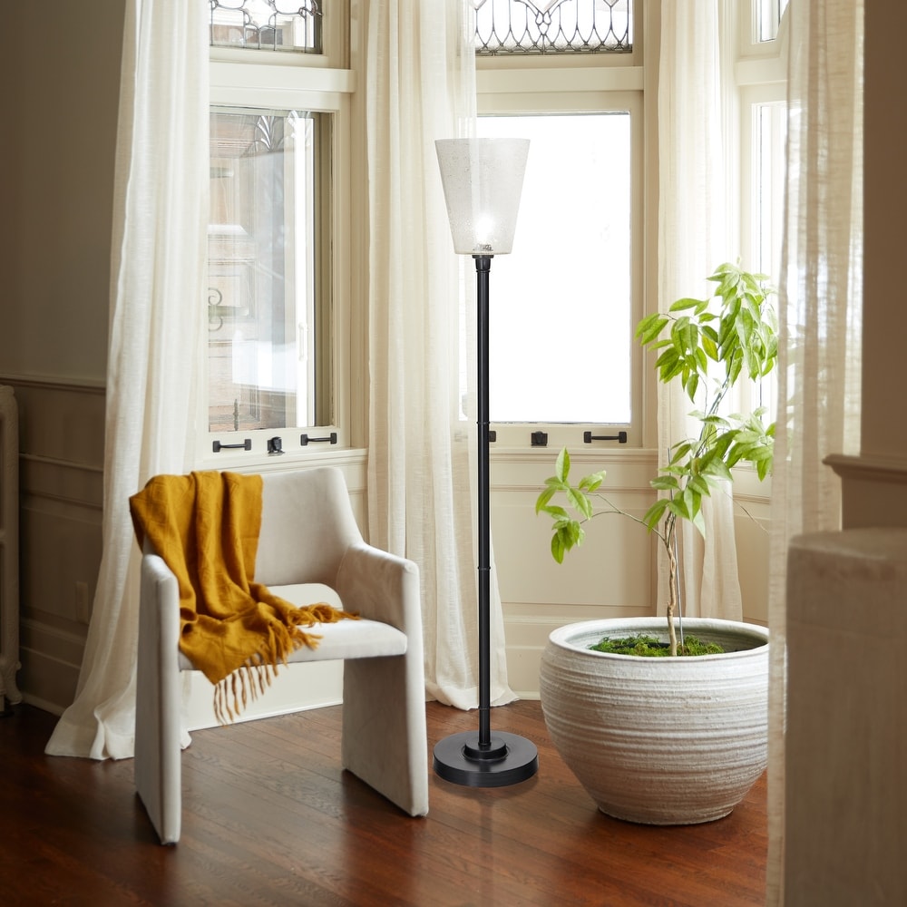 Small outlet torchiere lamps