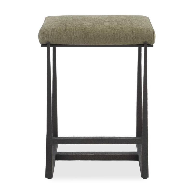 Uttermost Midas Bronze Counter Stool - 18.5"W x 15.5"D x 26"H
