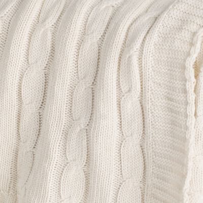Rizzy Home Cable Knit Sweater Throw
