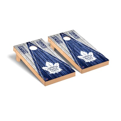 Toronto Maple Leafs NHL Triangle Cornhole Board Set