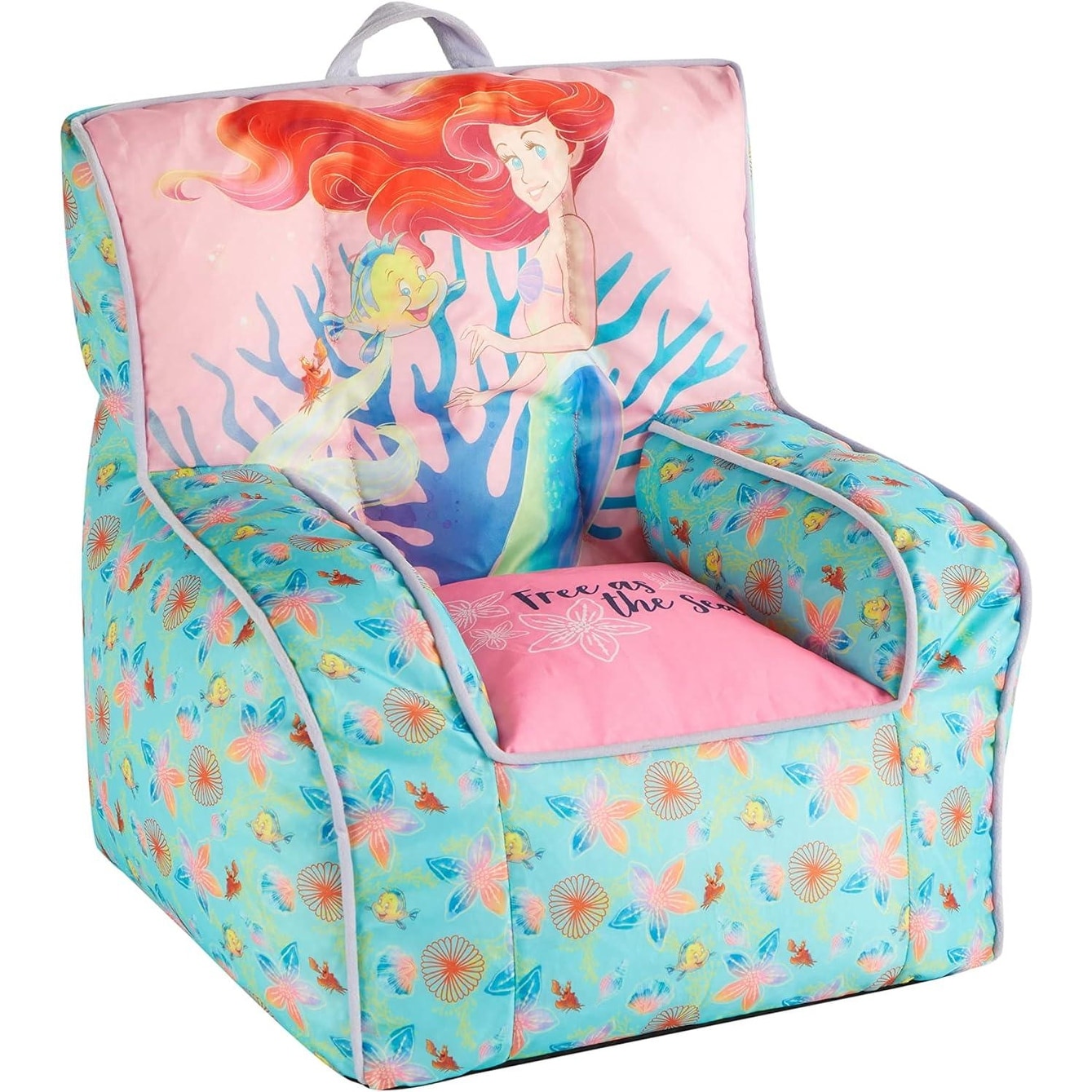 Mermaid bean bag chair top