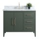 preview thumbnail 119 of 128, Vanity Art 42" Single Sink Bathroom Vanity Cabinet with Engineered Marble Countertop