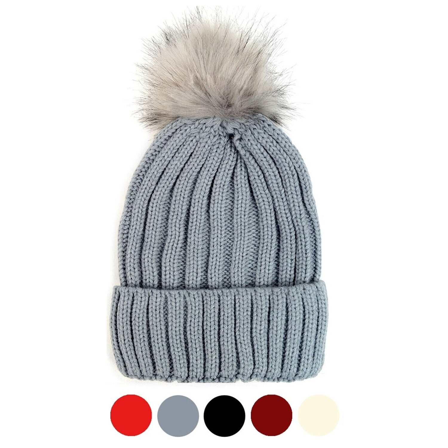 Shop Women S Acrylic Knit Winter Hat Overstock 29641539
