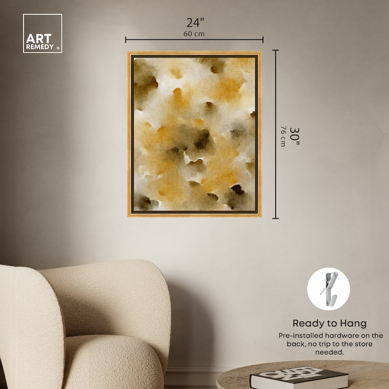 Art Remedy Granola Chocolate Chips Framed Watercolor Boho Abstracts