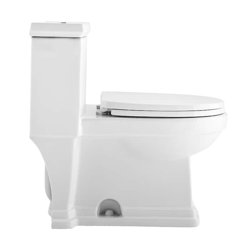 Lausanne One-Piece Elongated Toilet Dual-Flush 1.1/1.6 Gpf - 28.4" x 16.75" 28.65"