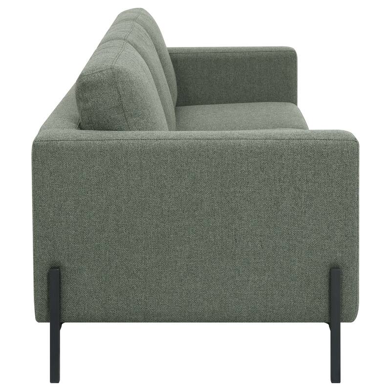 Tilly Transitional Upholstered Track Arms Sofa Set