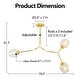 preview thumbnail 16 of 24, Adjustable Chandelier Pendant Gold Chandelier with Clear Glass Shades