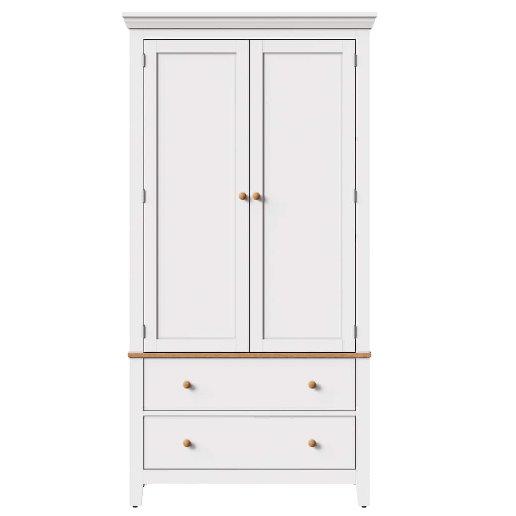 70'' Tall Kitchen Pantry Cabinet, Wood Cupboard with 8 Door Storage Shelves for Kitchen, Dining Room, Laundry