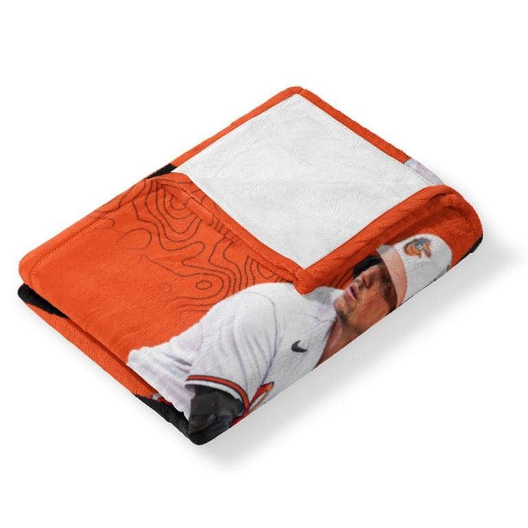 MLB Baltimore Orioles Player Silk Touch Throw Blanket