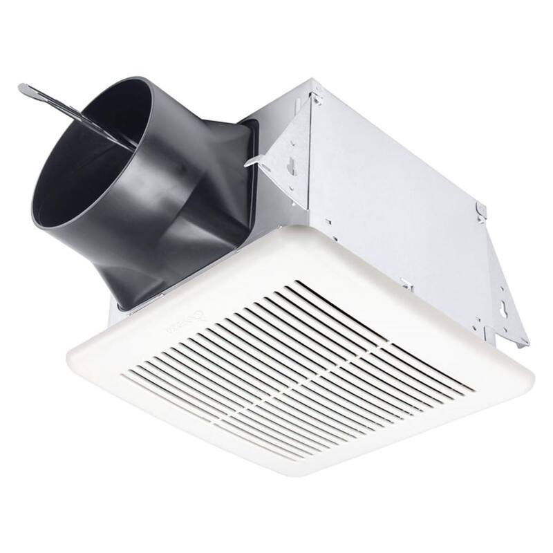 Delta Breez Bath Exhaust Fan with Adjustable High Speeds, 80 or 110 CFM, White - 8