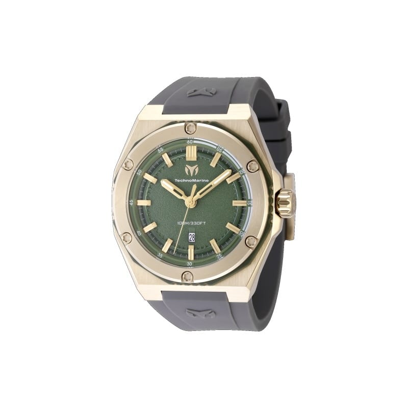 Technomarine Men's TM-416092 CORAL Quartz Olive Green Dial Watch