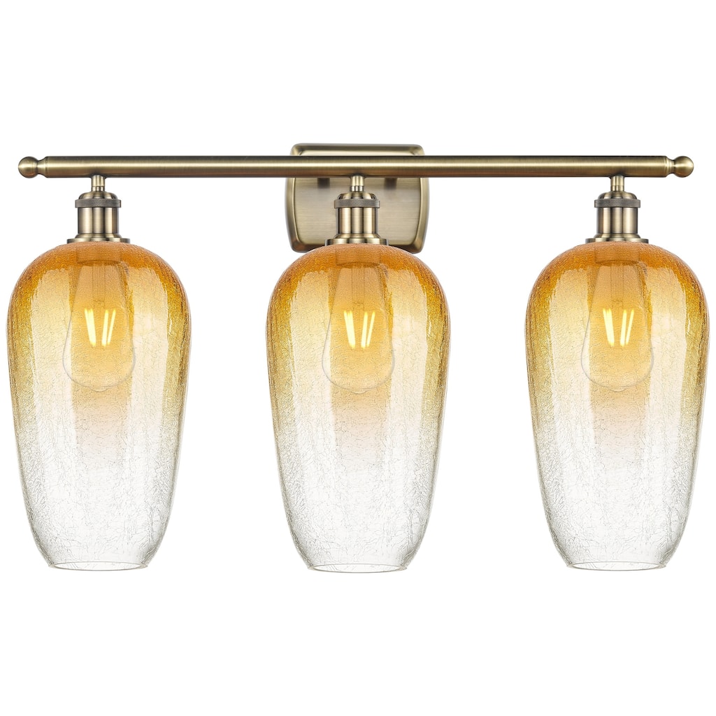 Innovations Lighting 516-3W-16-27 Brookhaven Flute Vanity Brookhaven