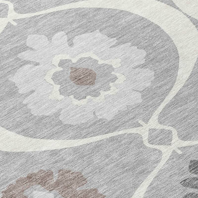 HomeRoots Medallion Transitional Rectangle Outdoor Rug
