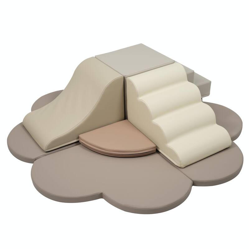 6-Piece Soft Foam Block Play Structures - Climbers for Child Development, Baby Foam Climbing Toys