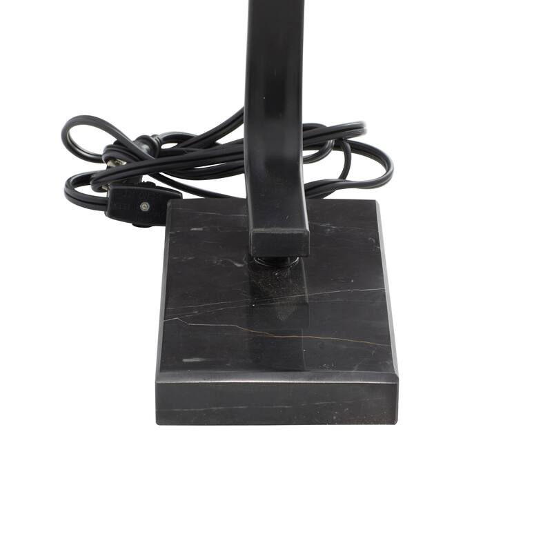 Black Metal Room Desk Lamp - 12 x 18 x 22