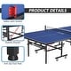 preview thumbnail 6 of 9, Foldable Table Tennis Table with Quick Clamp Net and Post Set - 108" x 60" x 30" (L x W x H)