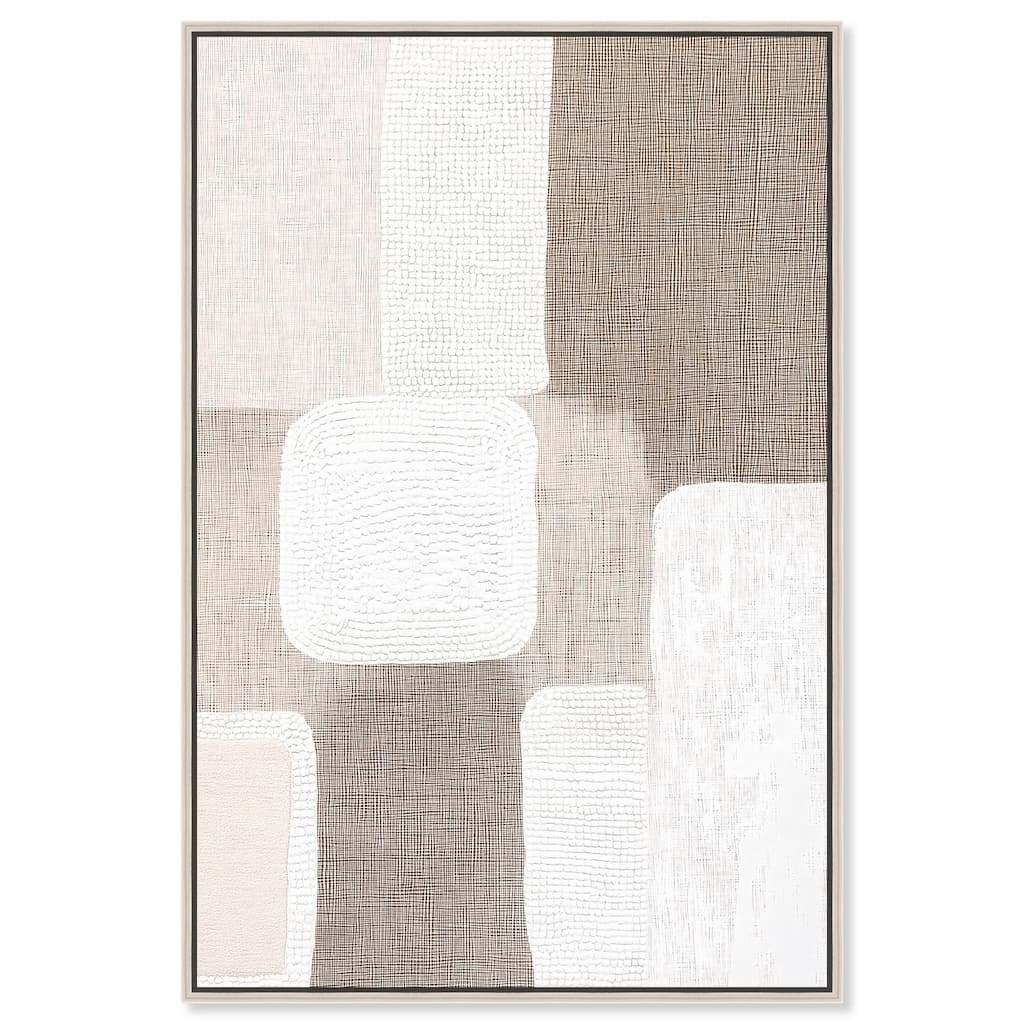 Stucco Squares I Canvas by Art Remedy